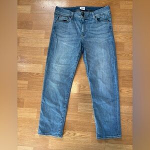 Hudson Jeans Ginny Straight Light Blue Straight Leg Denim
